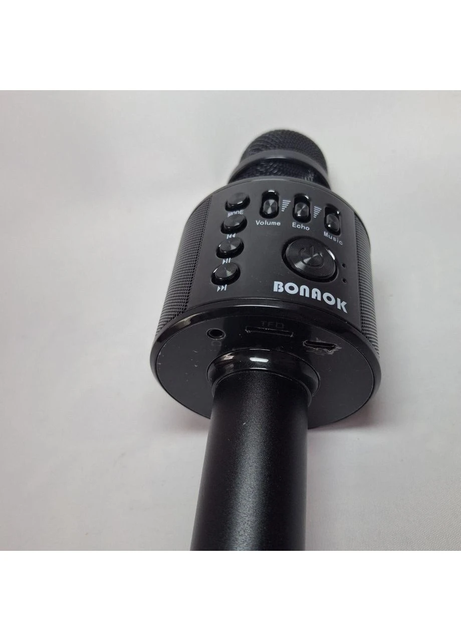 Бездротовий караоке-мікрофон BONAOK Bluetooth, портативний ручний мікрофон для караоке 3-в-1 Bona (362347533)