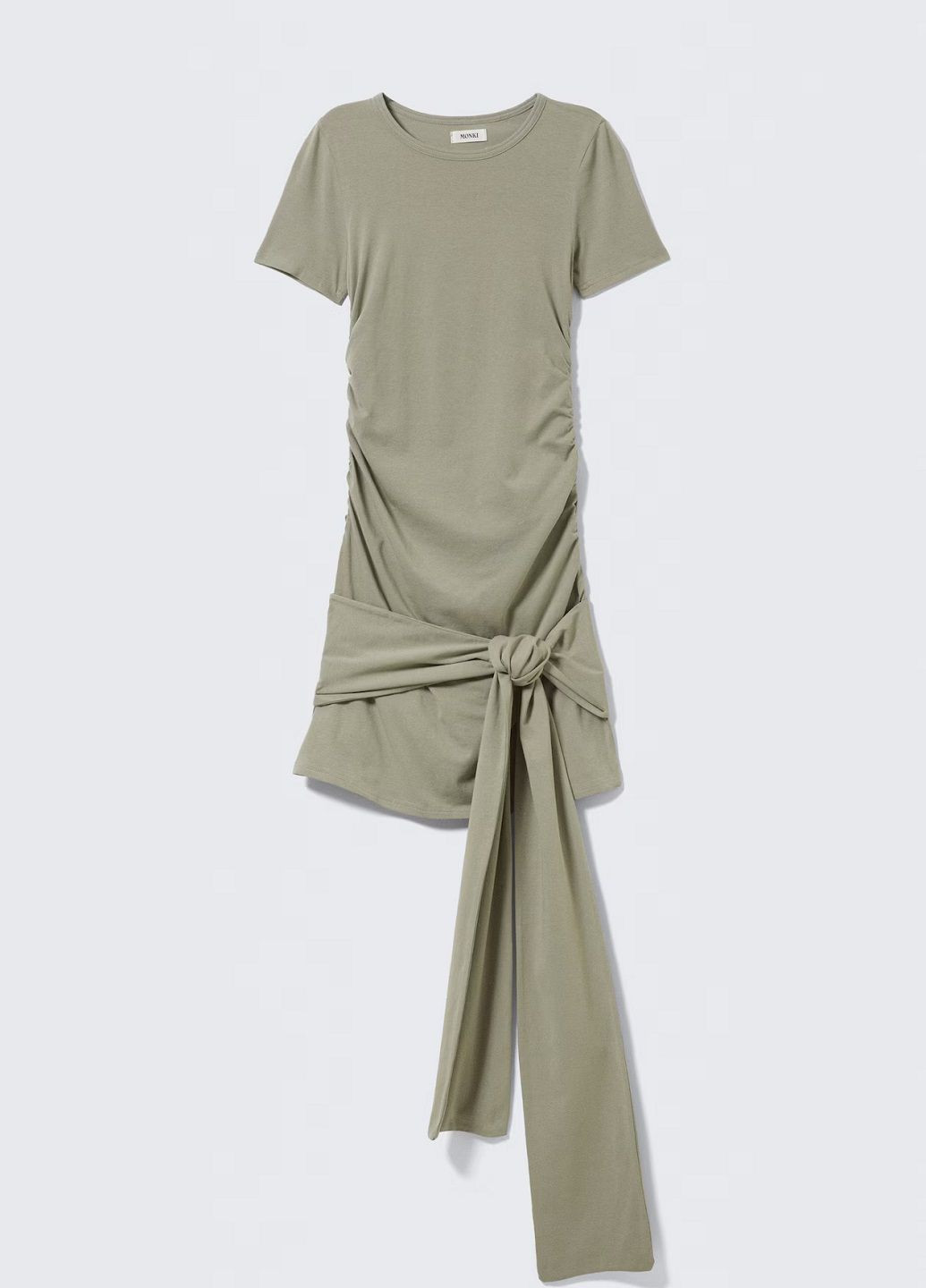 Оливкова (хакі) кежуал сукня H&M однотонна