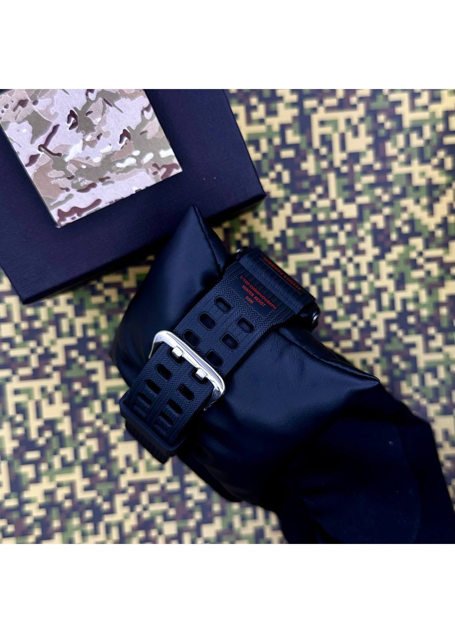 Годинники спортивні 012RD Black-Red кварцові чоловічі з будильником та секундоміром ProDobro (367264886)