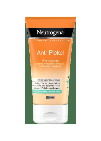 Гель-пілінг для вмивання проти прищів з саліциловою кислотою Anti Pickel Peeling, 150 ml Neutrogena (366569378)