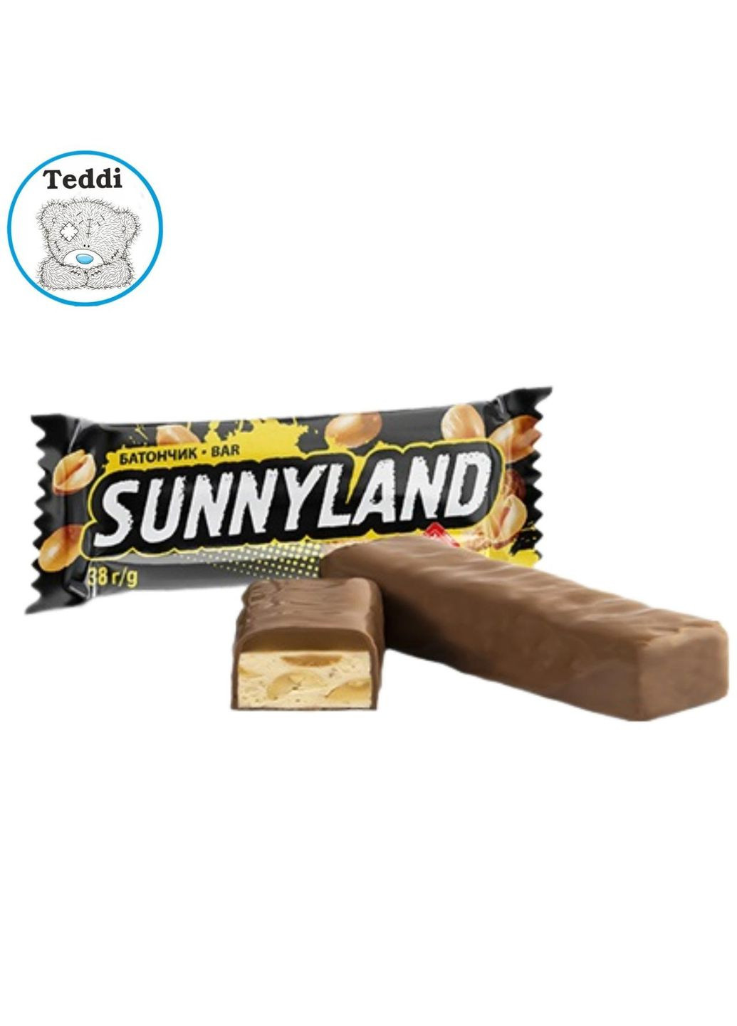 Батончик "Санніленд" 24*38г., (Ціна за 1 блок 24 шт.) Житомирські ласощі (370287041)