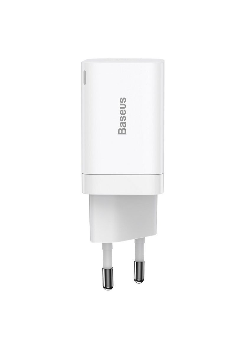 Сетевое зарядное устройство для 30W EU White Baseus Super Si Pro Quick Charger C+U (340278453)
