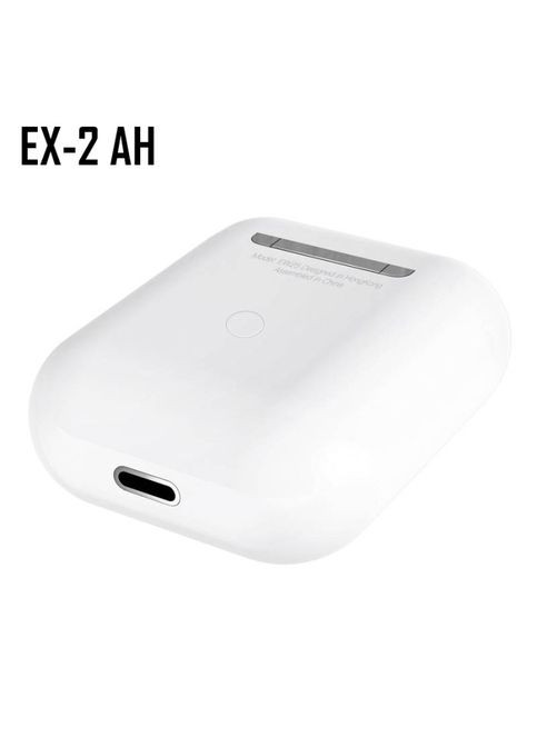 Бездротові наушники AH Білі Bluetooth для музики та дзвінків вставні навушники EX 2 (372460520)