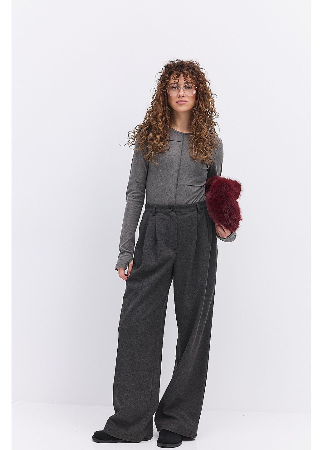 Жіночі теплі штани-палаццо Arjen (364653249)