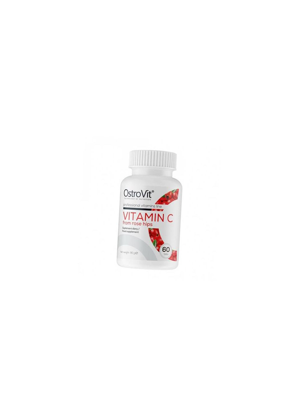 Витамин С с Шиповником, Vitamin C from Rose Hips, 60таб (36250035) Ostrovit (293254123)