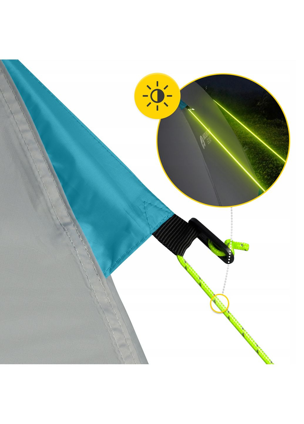 Палатка туристическая Prime Duo 2-местная Grey (P-5905973406550) Mountain Goat (351904595)