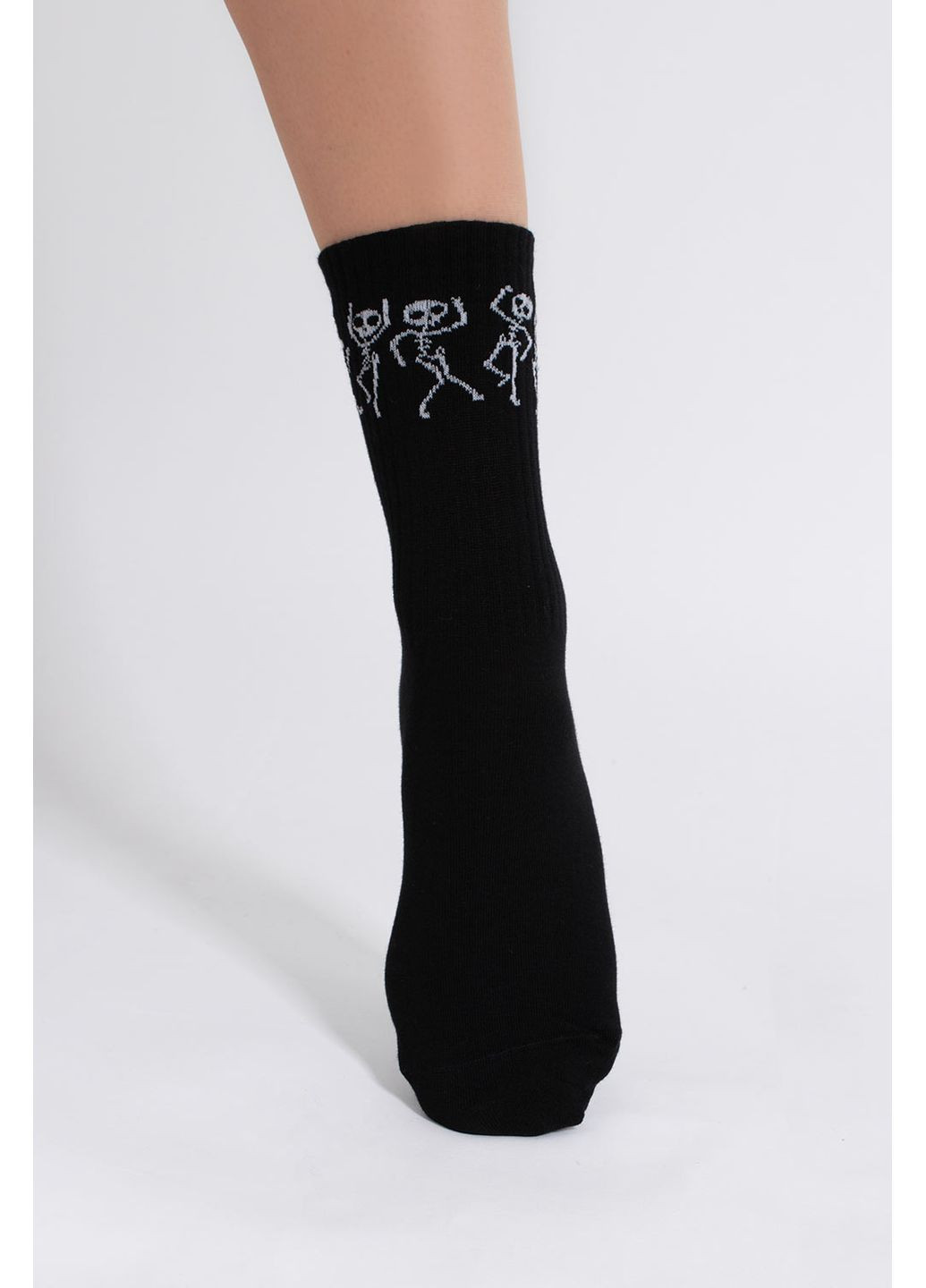 Чорні жіночі бавовняні шкарпетки Giulia абстрактні (364990108)