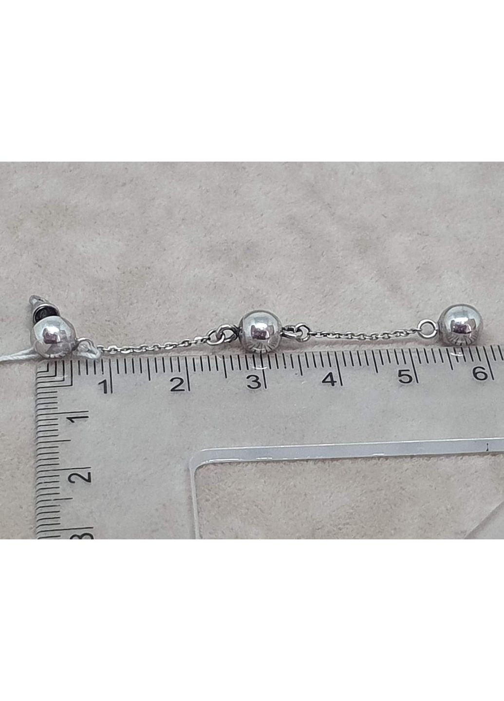 Срібні сережки-підвіски Кулі. 580066С Tango (361077386)