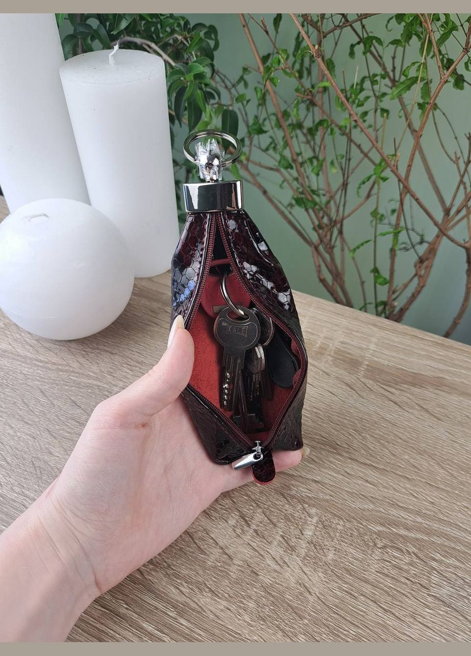 Ключниця шкіряна для звичайних ключів на блискавці з кільцем VI&VA (319986207)