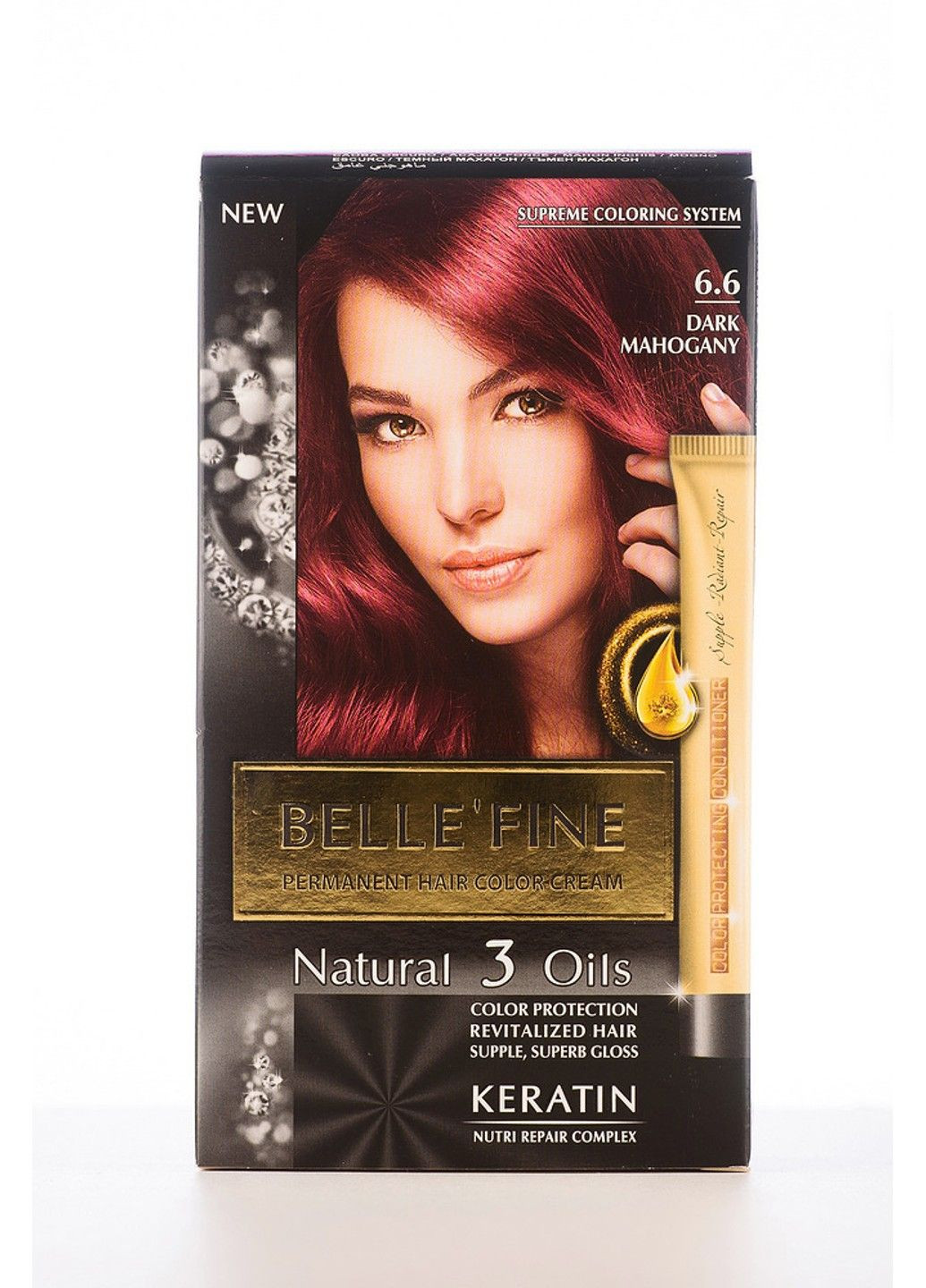 Краска для волос BELLE`FINE 7.65 красный рубин BELLE’FINE (323225666)