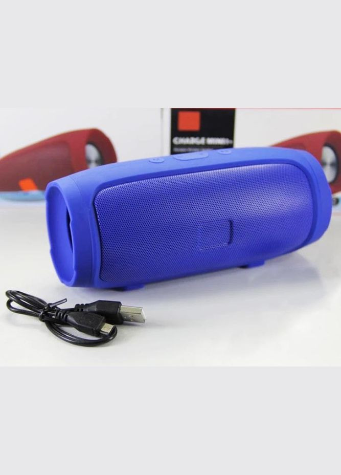 Портативна Bluetooth колонка Сharge mini 3+ акумуляторна переносна блютуз із вологозахистом бумбокс Синя No Brand (317185918)