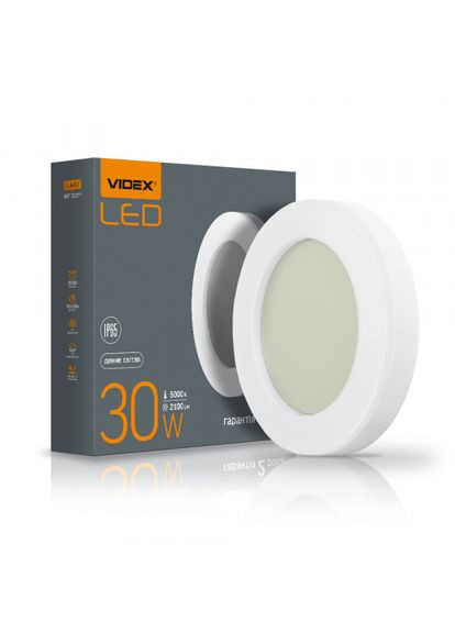 LED светильник ART IP65 круглый 30W 5000K (VL-BHFR-305) Videx (370249497)