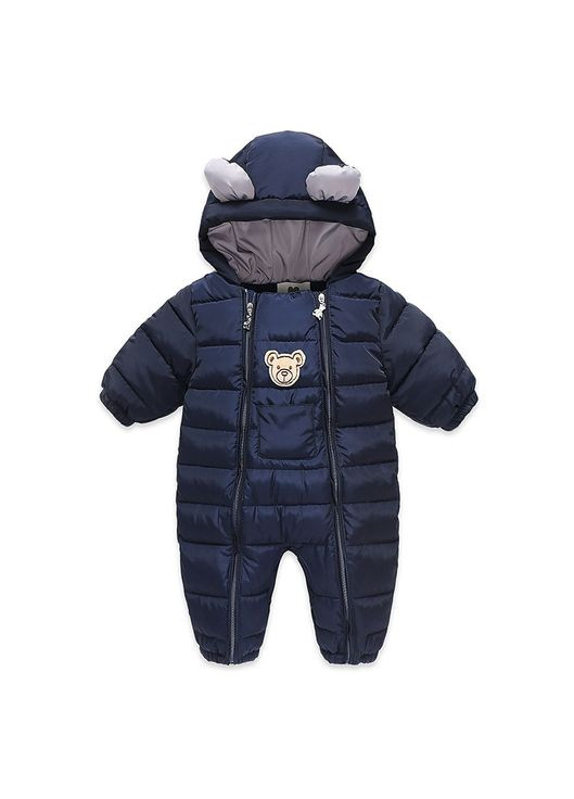 Комбінезон дитячий з нашивкою ведмедик ( 73см) (10628) Qoopixie (341321900)
