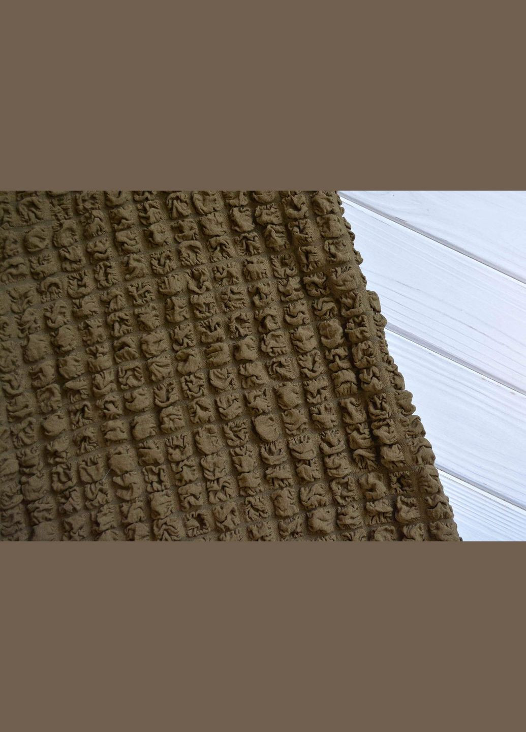 Чохол на двомісний диван та два крісла жатка хакі Kayra (324800121)