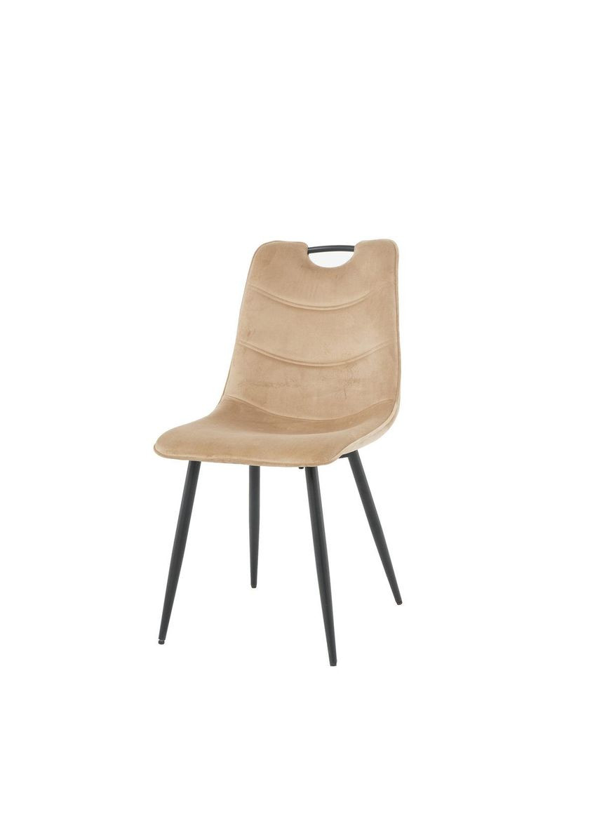 Стілець GOOPY чорний каркас/беж Intarsio (365461346)