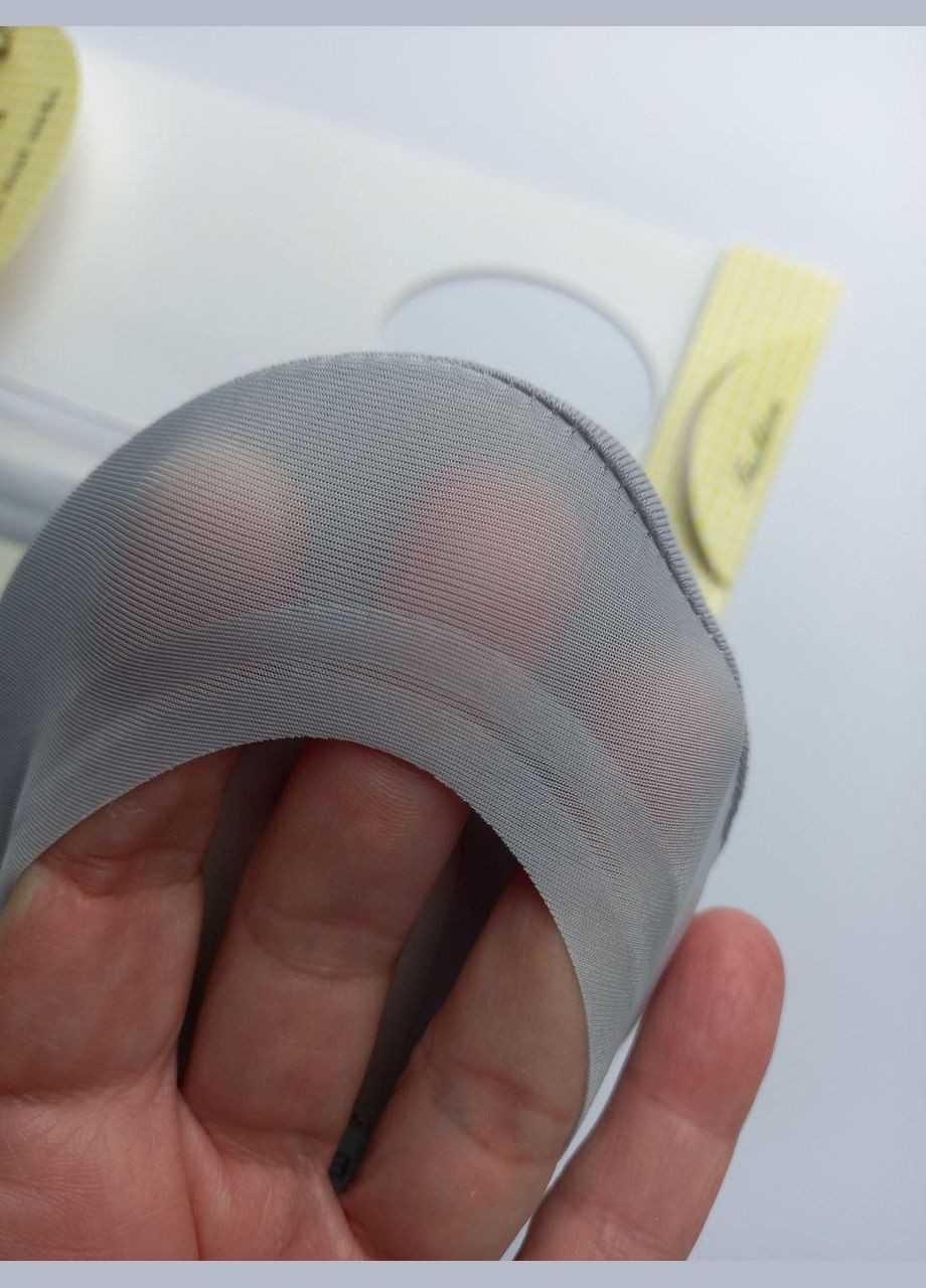 Жіночі сліди тоненькі сірі з силіконом розмір ФЕННА (324833337)