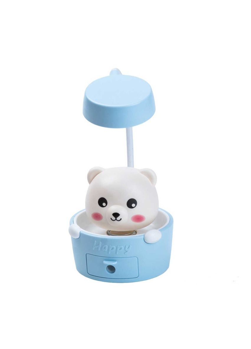 Детская настольная лампа Cute Pets с точилкой для карандашей, голубой Shenzhen HP12268B No Brand (342113758)