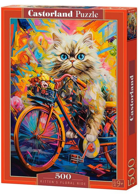 Пазл Цветочная прогулка котенка 500 деталей Castorland (369798282)