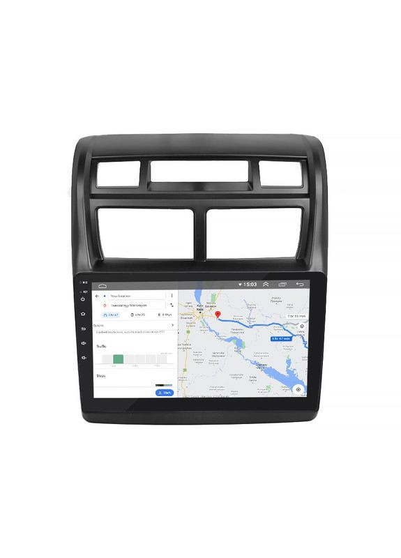 Штатна магнітола для Kia Sportage II Рестайлінг 2008-2010 екран 9" 2/32Gb/ Wi-Fi Optima GPS Android 8 шт. Lesko (336202016)