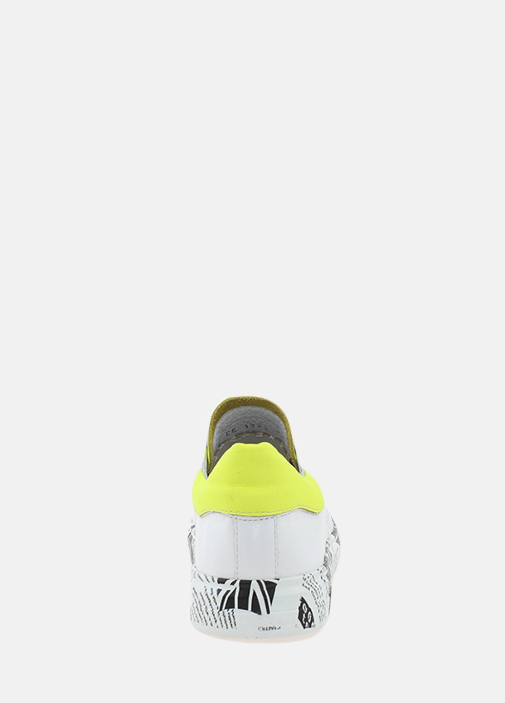 Салатовые кеды rs133 белый-салатовый Sothby's