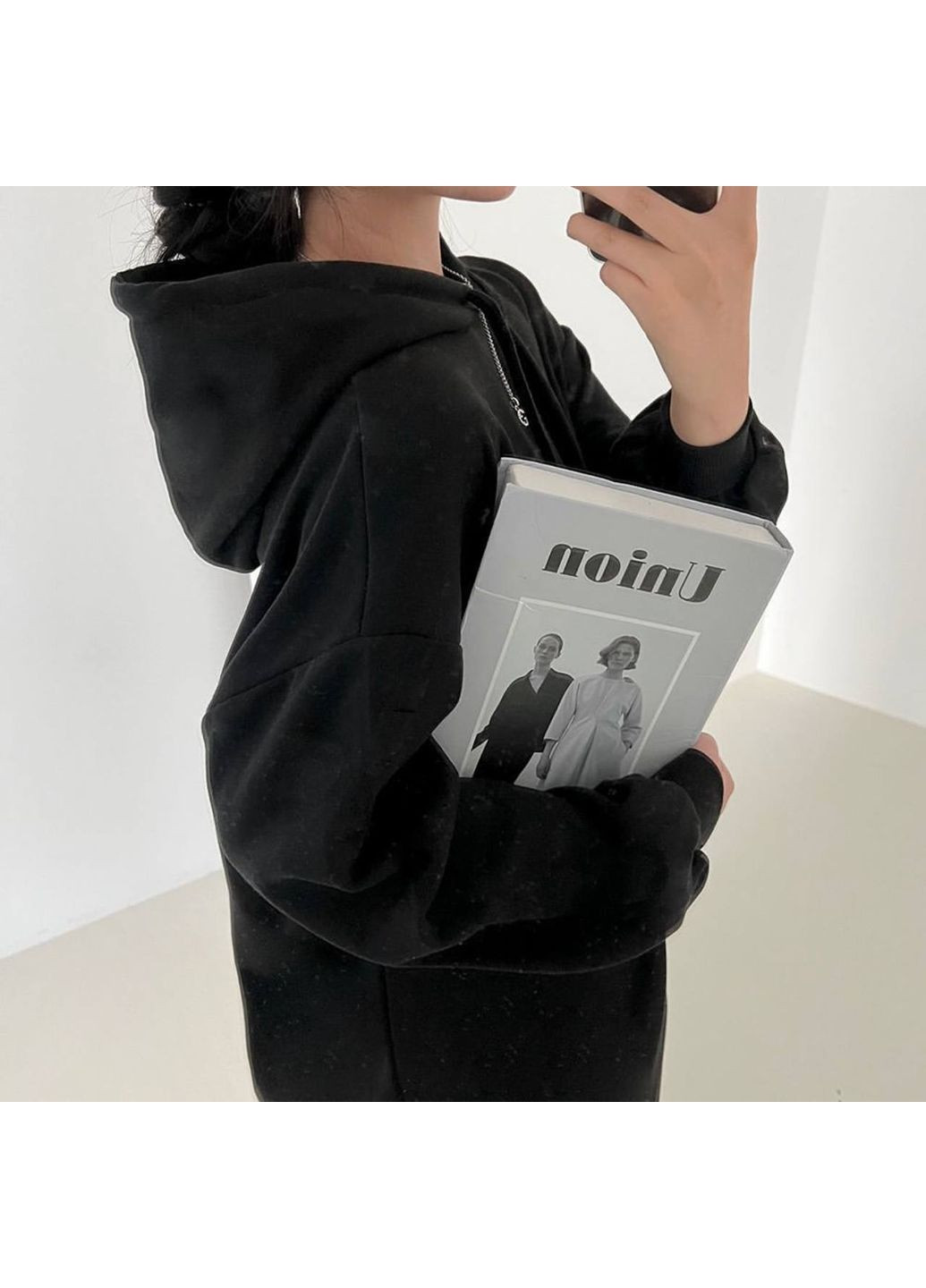 Чорна базова тепла сукня No Brand