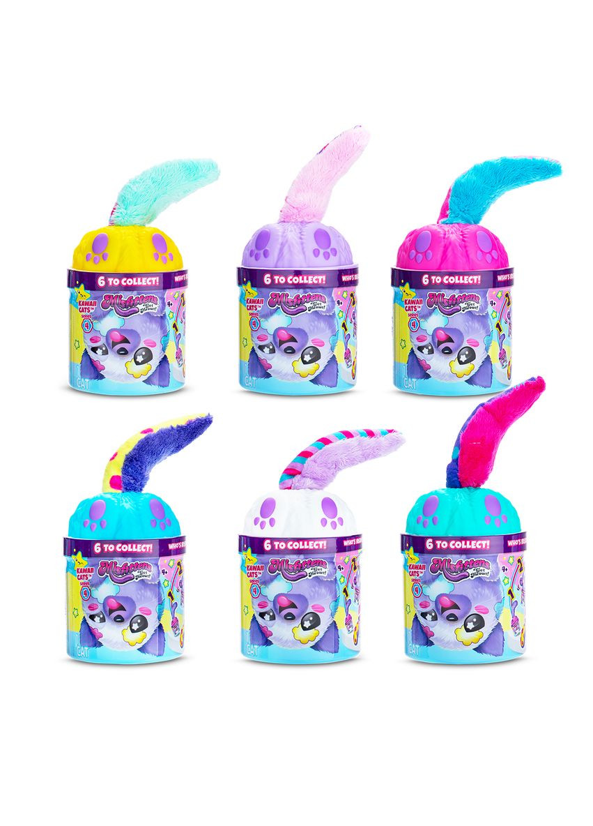 Мягкая игрушка W4 Котик в банке, в ассортименте (03948(W4)) Misfittens 03948(W4) (332943688)