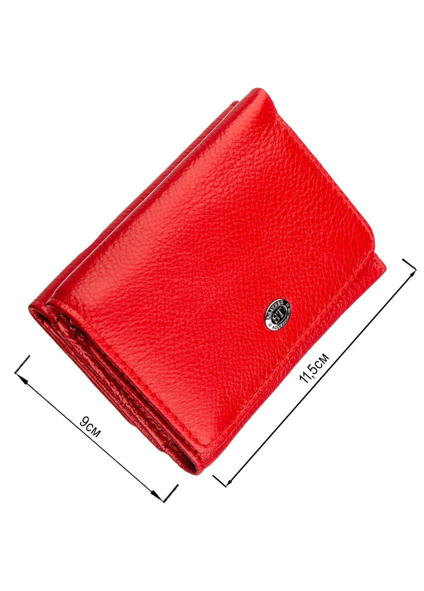 Жіночий шкіряний гаманець із монетницею та відділеннями для карт червоний (sku_18892) No Brand (328218317)
