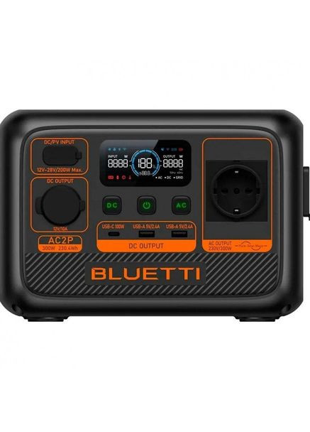 Зарядна станція AC2P 300W 230.4Wh Bluetti (297913698)