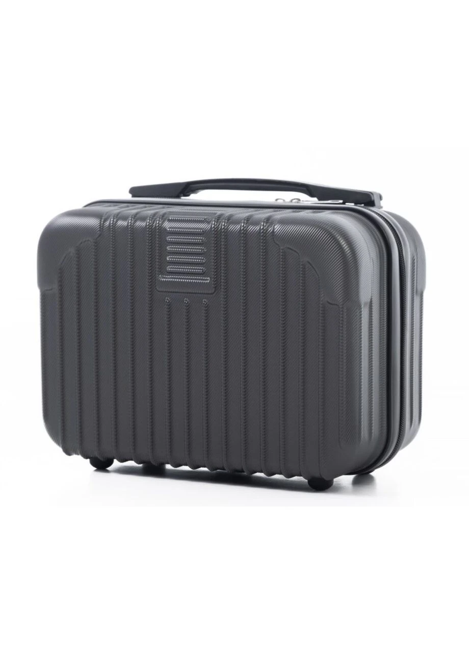 Б'юті-кейс дорожній АВS-пластик SPACE R37248XXS-GR (Grey/ ) No Brand (391263798)