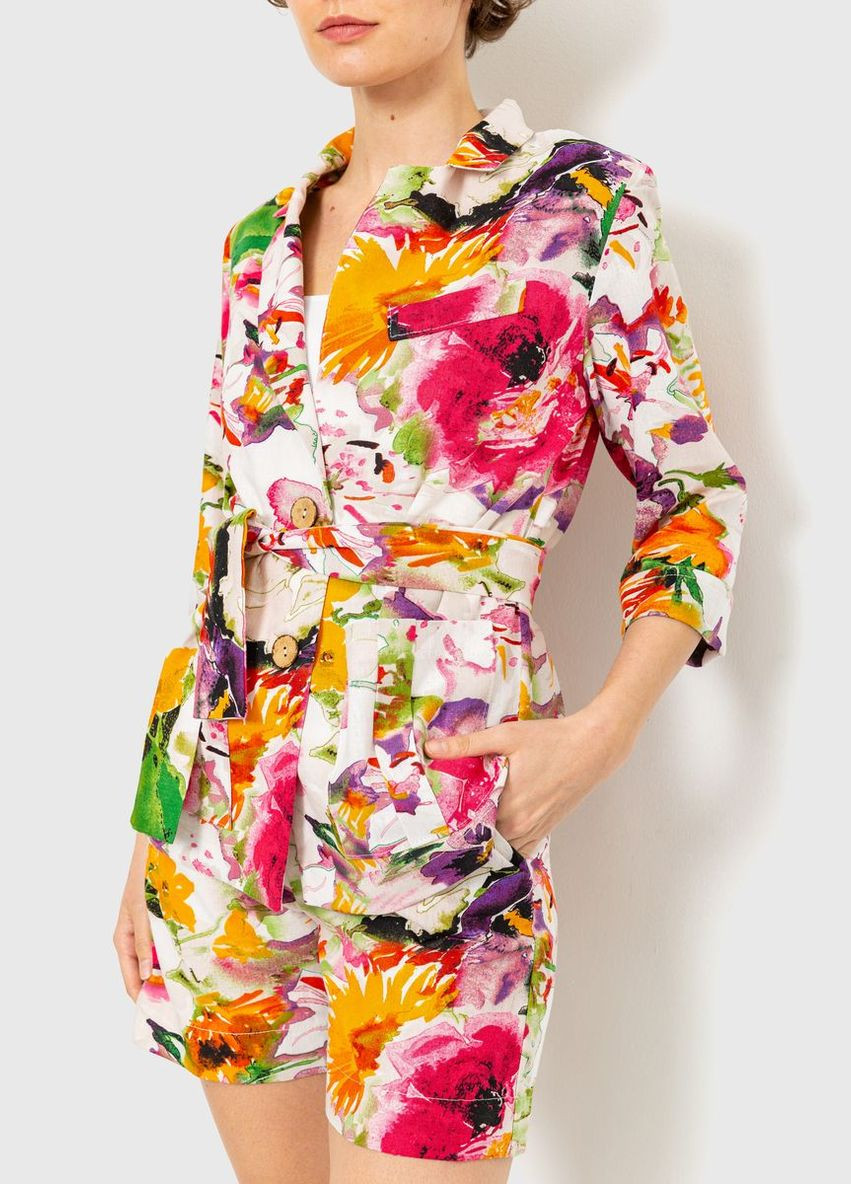 Костюм женский с цветочным принтом, цвет разноцветный, 115R0451 Kamomile (318081693)