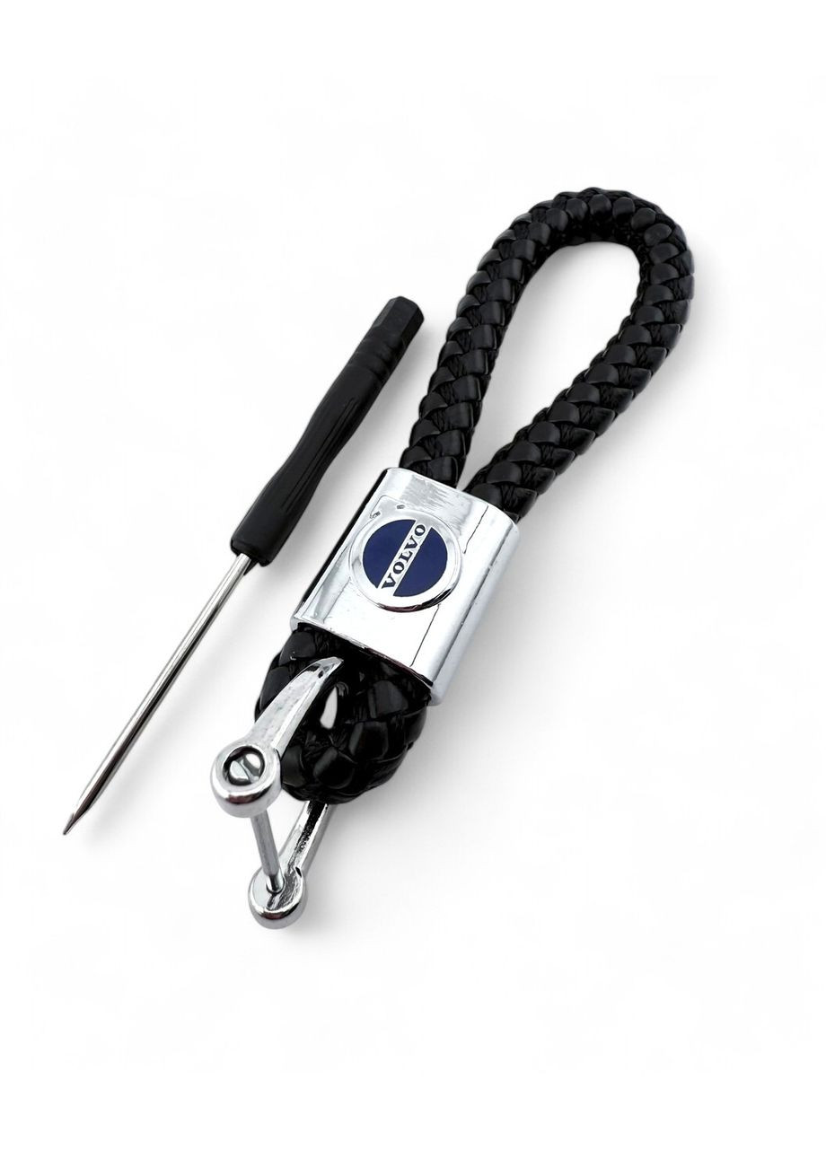 Брелок кожаный косичка Volvo (354698591)