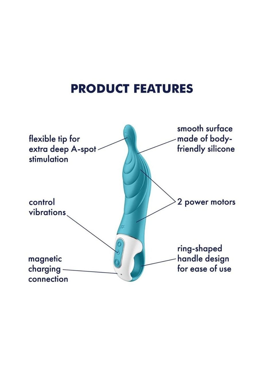 Вибратор для точки А A-Mazing 2 Turquoise Satisfyer (366876080)