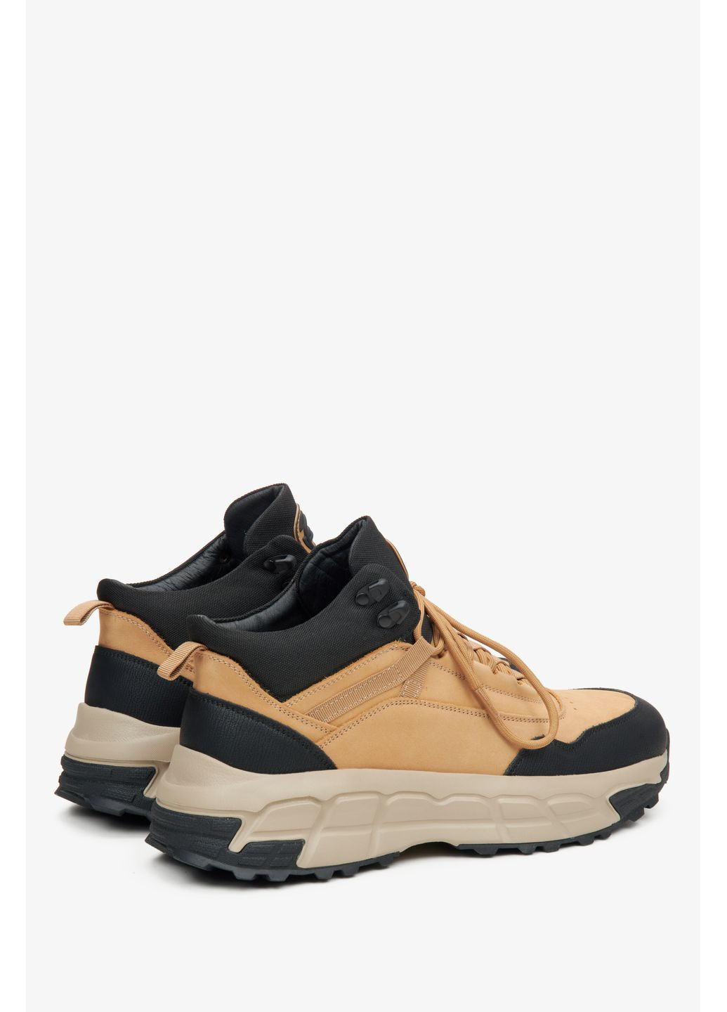 Светло-оранжевые осенние ботинки, цвет рыжий Estro