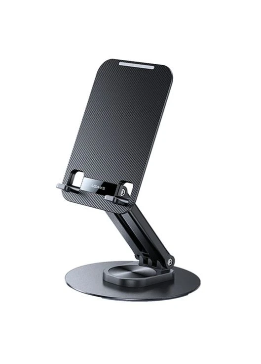 Підставка для телефонів і планшетів ZJ080 Desktop Tablet Stand For 4.7-12 inches phone/tablet Чорна USAMS (368591377)