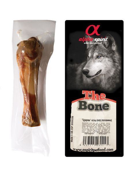 Лакомства для собак кость HALF (Половинка) Vacuum 12 см (8437015969213) Alpha Spirit (361894000)