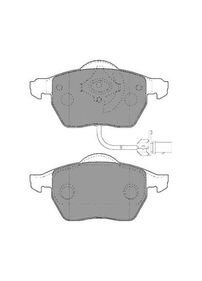 Колодки тормозные дисковые ПЕРЕДНИЙ PREMIUM AUDI A4 00-. A6 97-05. SKODA SUPERB 02-. VW PASSAT 00-05 5005-1717-ru PROfit (339631749)