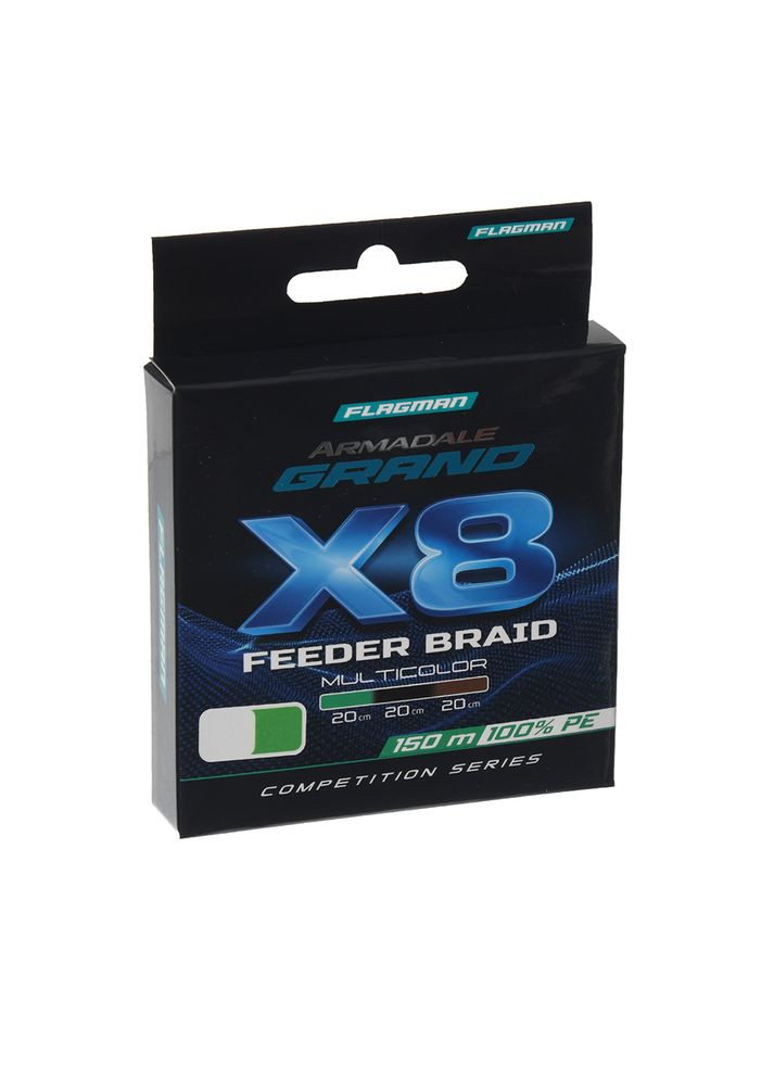 Шнур Armadale Grand Braid X8 Multicolor 150м 0.12мм F0010055 Flagman (356454723)