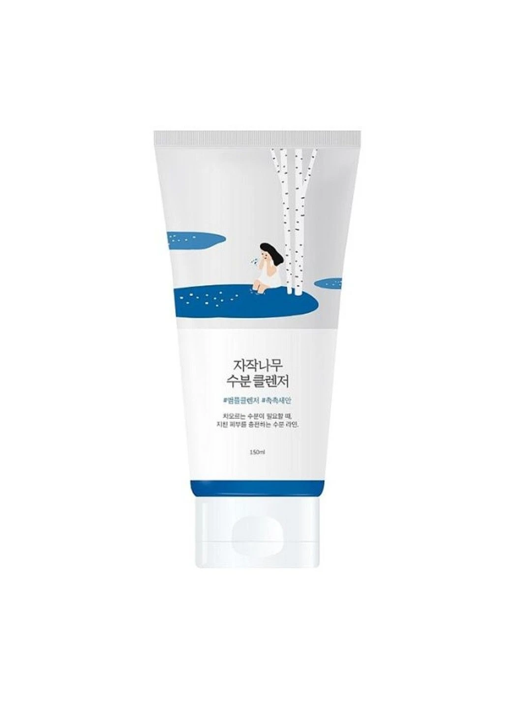 Зволожуючий гель для вмивання з соком березовим Birch Juice Moisturizing Cleanser 150ml Round Lab (305613881)