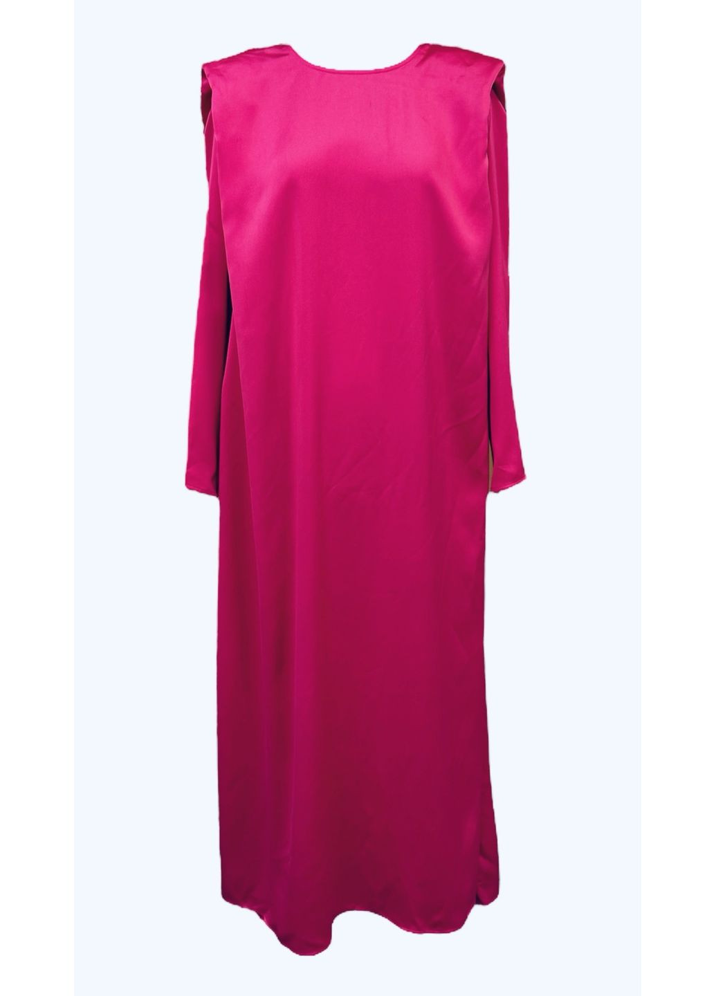 Малинова плаття атласне H&M однотонна