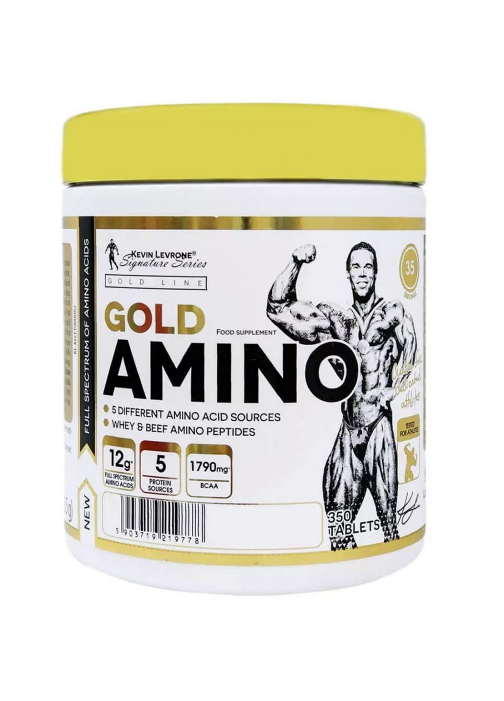 Амінокислота Gold Amino, 350 таблеток Kevin Levrone (293478421)