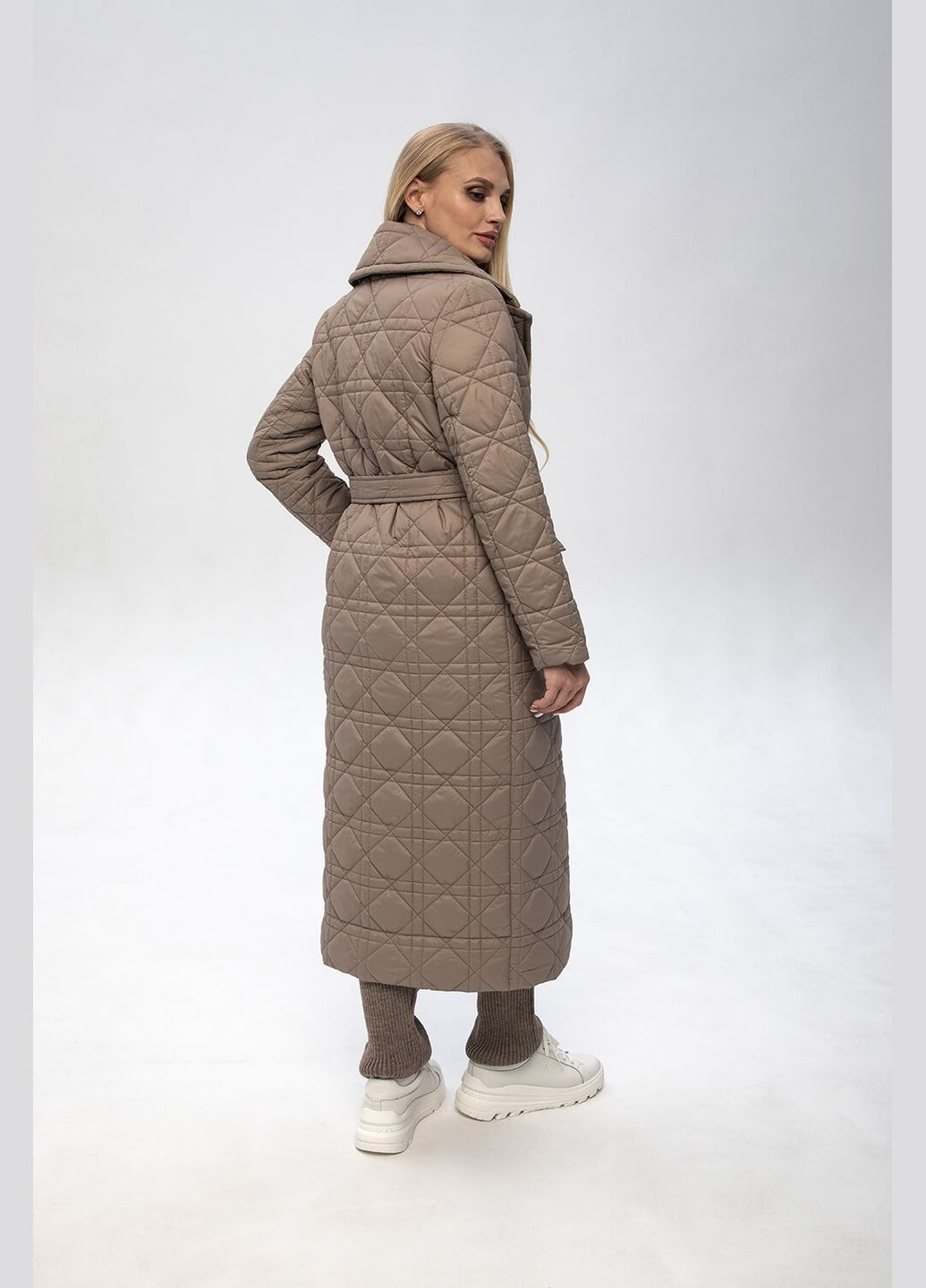 Бежеве демісезонне Пальто Гала Бежевий MioRichi