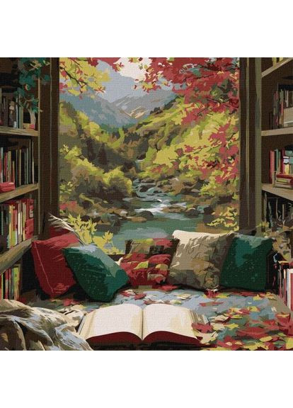 Картина по номерам "Горная мечта" 40х40 см Ідейка (371996959)