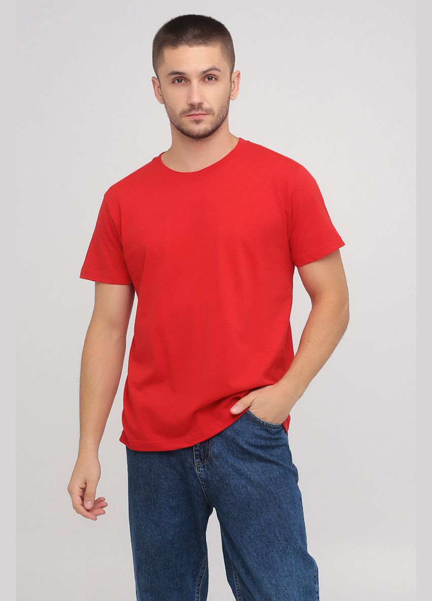 Червона футболка чоловіча червона stedmаn з коротким рукавом Stedman CLASSIC-T