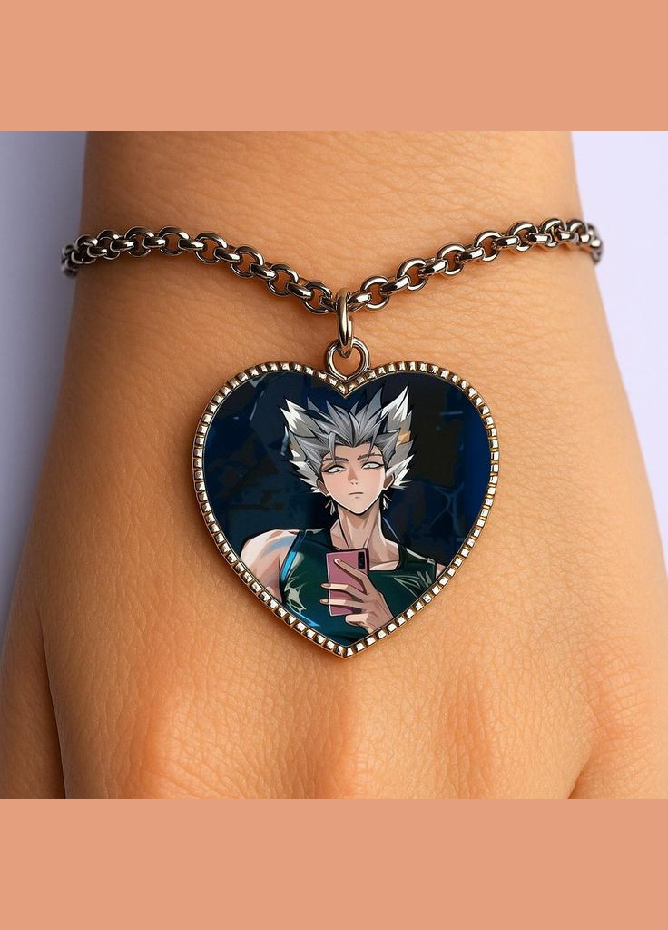 Браслет Аниме Ванпачмен #010 (сердце) No Brand (329330851)