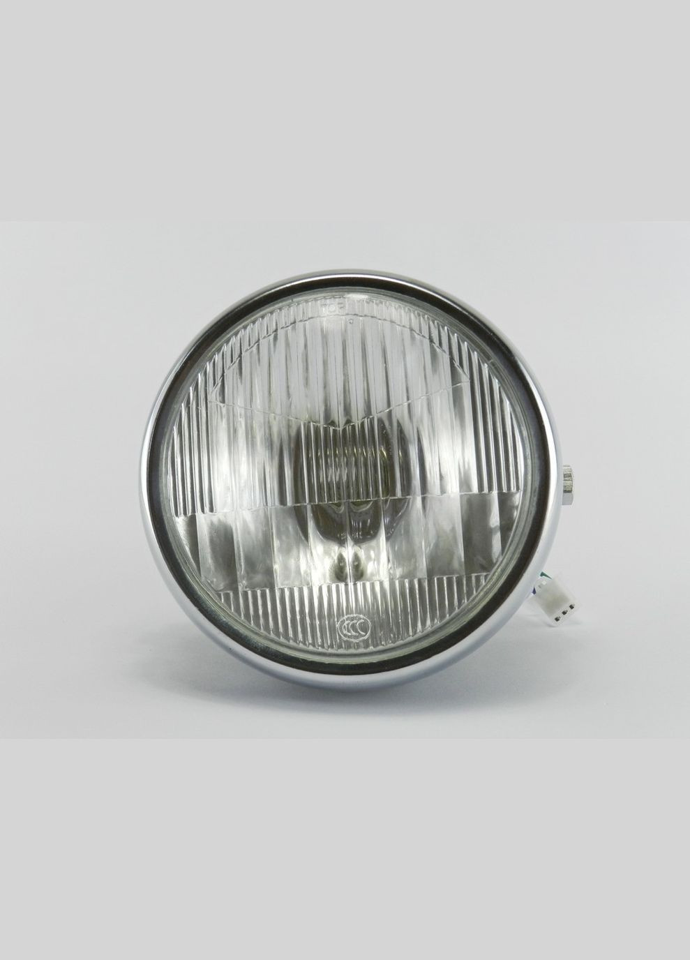 Фара у зборі Дельта/Альфа кругла з габаритами (чорна) No Brand (369802627)