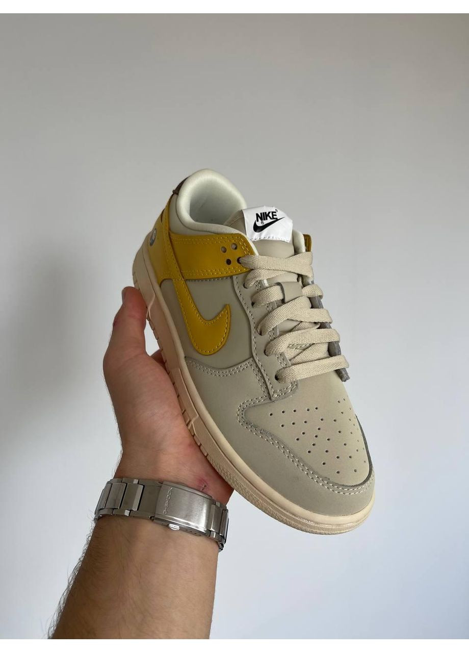 Бежеві Осінні кросівки чоловічі nike dunk low lx banana найк сб данк No Brand