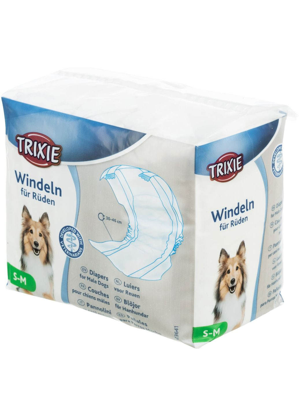 Памперси для собак (кобелів) 23641 30-46 см 12 шт (4011905236414) Trixie (328262325)