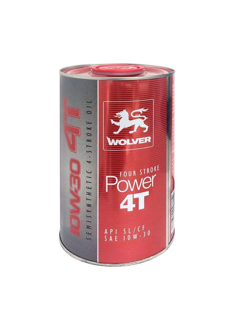 Масло моторное FOUR STROKE POWER 4T 10W-30 1л Wolver (369664459)