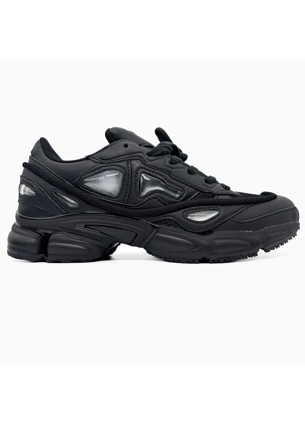 Чорні літні кросівки adidas x raf simons ozweego iii black адідас раф сімонс No Brand