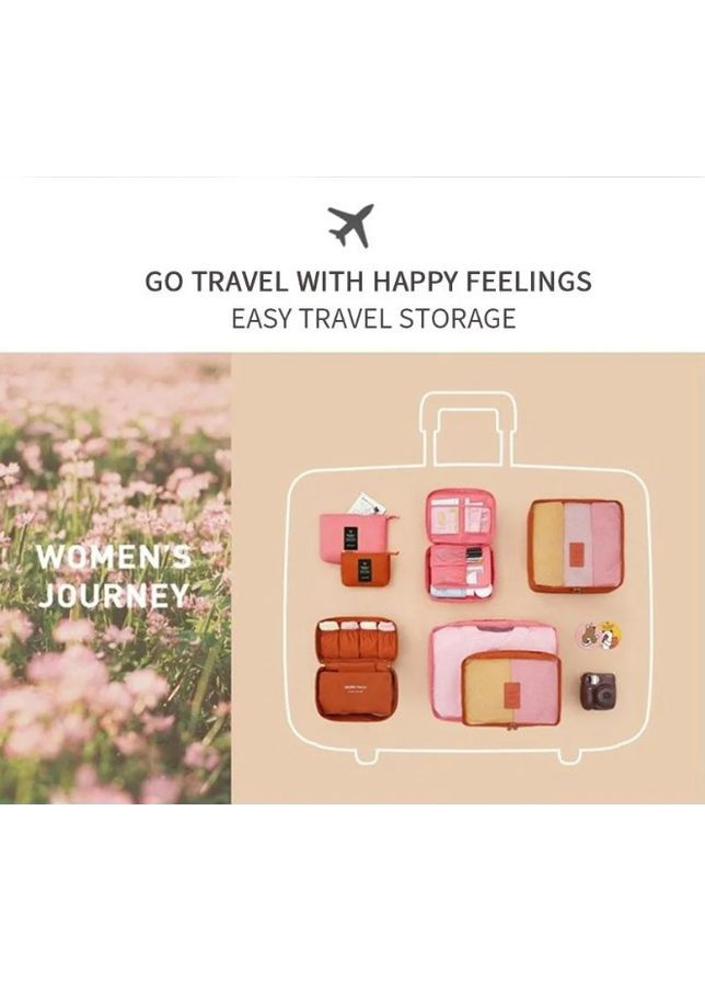 Женский несессер, дорожный органайзер для косметики и принадлежностей кактус No Brand (295012607)